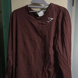 Gymshark Brown Long Sleeve Tee